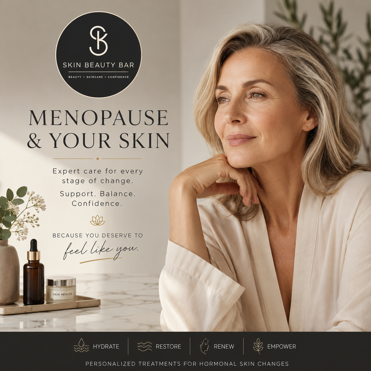 Skin beauty bar